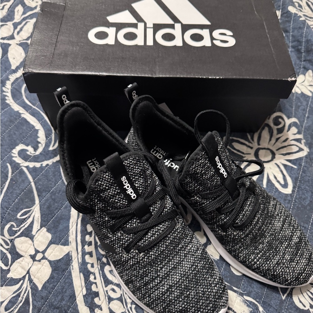 Adidas Black and White Label Detail